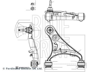 Control/Trailing Arm, wheel suspension BLUE PRINT ADBP860192