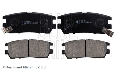 Brake Pad Set, disc brake BLUE PRINT ADC44243