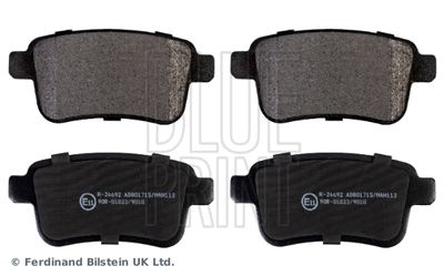 Brake Pad Set, disc brake BLUE PRINT ADR164204