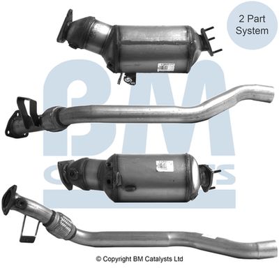 Soot/Particulate Filter, exhaust system BM Catalysts BM11402H