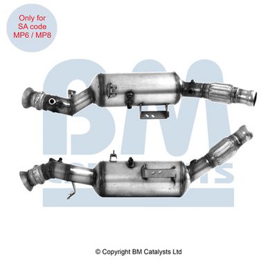 Soot/Particulate Filter, exhaust system BM Catalysts BM11562H