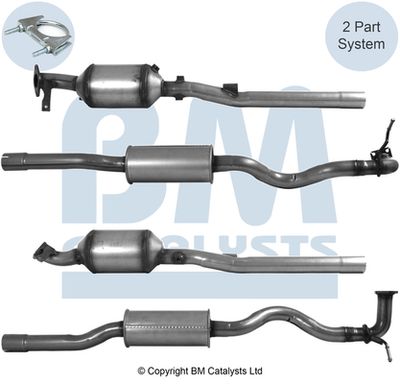 Soot/Particulate Filter, exhaust system BM Catalysts BM11694HP