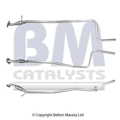 Exhaust Pipe BM Catalysts BM50243