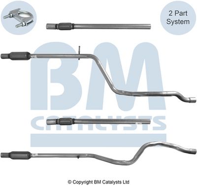Exhaust Pipe BM Catalysts BM50590