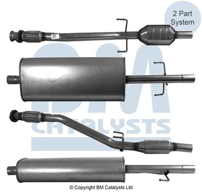 BM Catalysts BM80098H Catalytic Converter