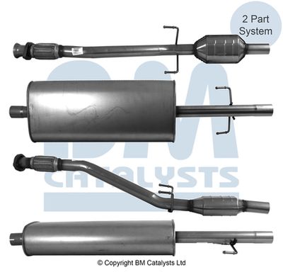 Catalytic Converter BM Catalysts BM80098H