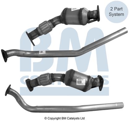 BM Catalysts BM80116H Catalytic Converter