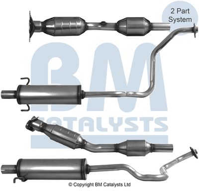 Catalytic Converter BM Catalysts BM91617H