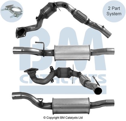 BM Catalysts BM92093H Catalytic Converter