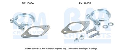 Mounting Kit, soot/particulate filter BM Catalysts FK11005
