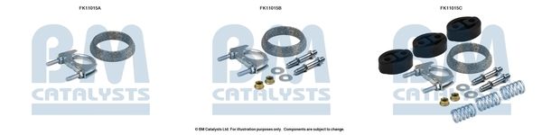 BM Catalysts FK11015 Mounting Kit, soot/particulate filter