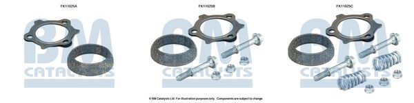 BM Catalysts FK11025 Mounting Kit, soot/particulate filter