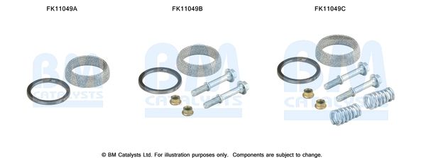 BM Catalysts FK11049 Mounting Kit, soot/particulate filter