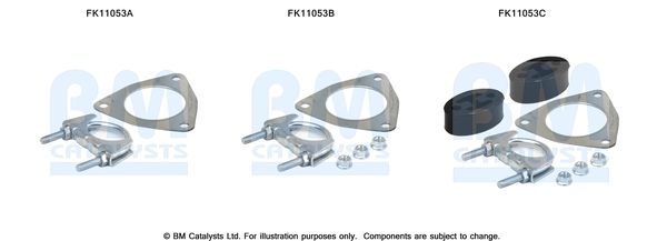 BM Catalysts FK11053 Mounting Kit, soot/particulate filter
