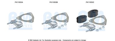 Mounting Kit, soot/particulate filter BM Catalysts FK11053