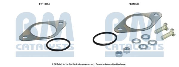 BM Catalysts FK11059 Mounting Kit, soot/particulate filter