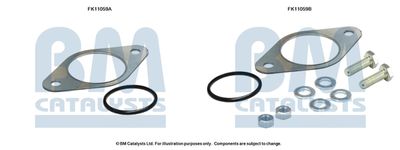 Mounting Kit, soot/particulate filter BM Catalysts FK11059