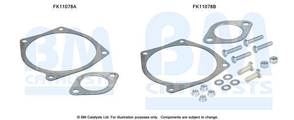 BM Catalysts FK11078 Mounting Kit, soot/particulate filter