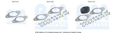 Mounting Kit, soot/particulate filter BM Catalysts FK11111