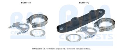 Mounting Kit, soot/particulate filter BM Catalysts FK11118