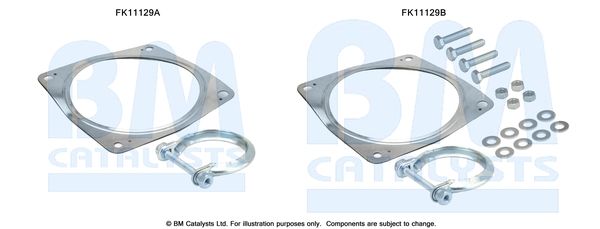 BM Catalysts FK11129 Mounting Kit, soot/particulate filter