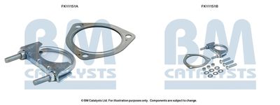 Mounting Kit, soot/particulate filter BM Catalysts FK11151