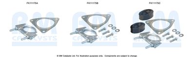 Mounting Kit, soot/particulate filter BM Catalysts FK11175