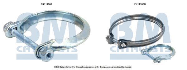 BM Catalysts FK11188 Mounting Kit, soot/particulate filter