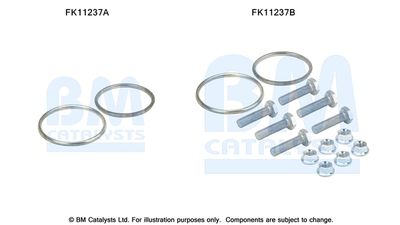 Mounting Kit, soot/particulate filter BM Catalysts FK11237