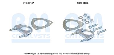 Mounting Kit, exhaust pipe BM Catalysts FK50013