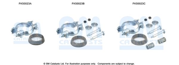 BM Catalysts FK50023 Mounting Kit, exhaust pipe