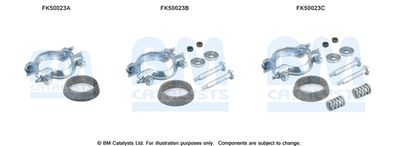 Mounting Kit, exhaust pipe BM Catalysts FK50023