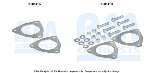 BM Catalysts FK50141 Mounting Kit, exhaust pipe