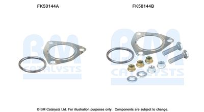 Mounting Kit, exhaust pipe BM Catalysts FK50144