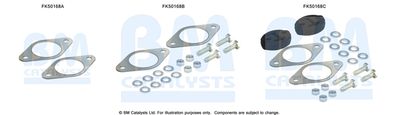 Mounting Kit, exhaust pipe BM Catalysts FK50168