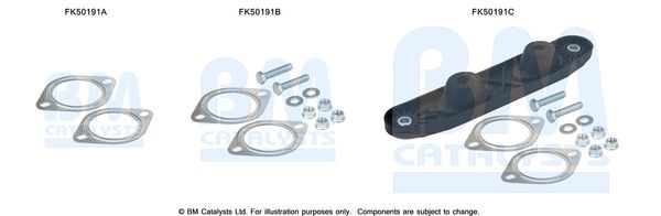 BM Catalysts FK50191 Mounting Kit, exhaust pipe