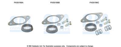 Mounting Kit, exhaust pipe BM Catalysts FK50196