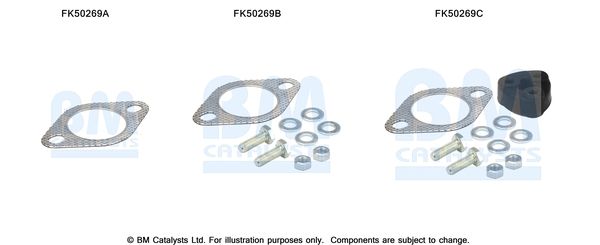 BM Catalysts FK50269 Mounting Kit, exhaust pipe