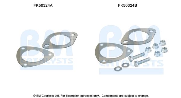 BM Catalysts FK50324 Mounting Kit, exhaust pipe