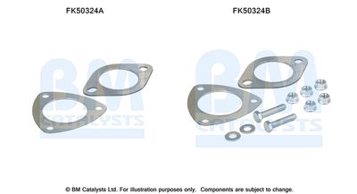 Mounting Kit, exhaust pipe BM Catalysts FK50324