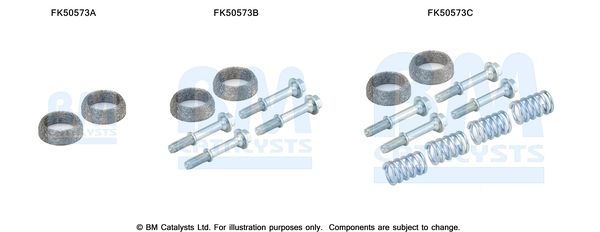 BM Catalysts FK50573 Mounting Kit, exhaust pipe