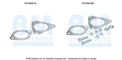 Mounting Kit, exhaust pipe BM Catalysts FK70447