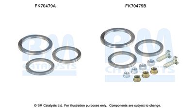 Mounting Kit, exhaust pipe BM Catalysts FK70479
