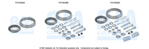 BM Catalysts FK70528 Mounting Kit, exhaust pipe