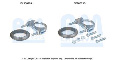Mounting Kit, catalytic converter BM Catalysts FK90679