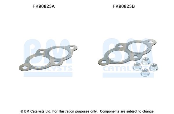 BM Catalysts FK90823 Mounting Kit, catalytic converter