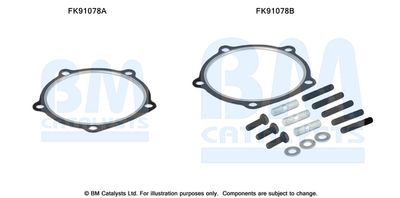 Mounting Kit, catalytic converter BM Catalysts FK91078