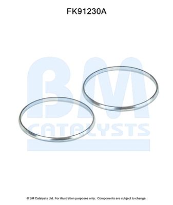 Mounting Kit, catalytic converter BM Catalysts FK91230