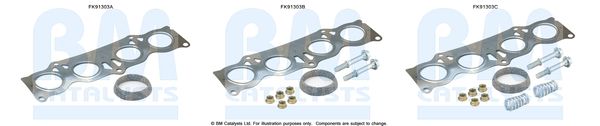 BM Catalysts FK91303 Mounting Kit, catalytic converter