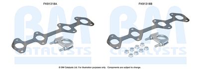 Mounting Kit, catalytic converter BM Catalysts FK91318